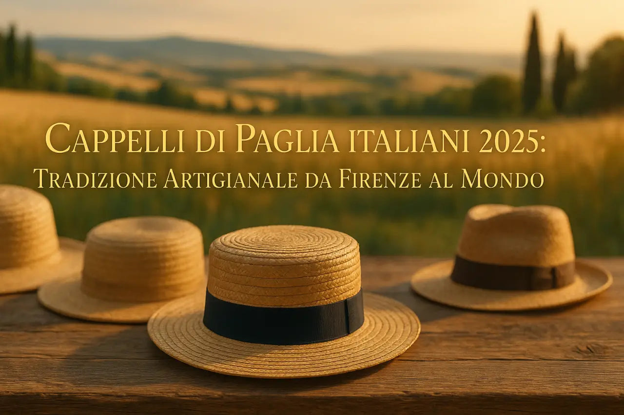 Cappelli di paglia italiani tradizione artigianale Firenze Toscana 2025