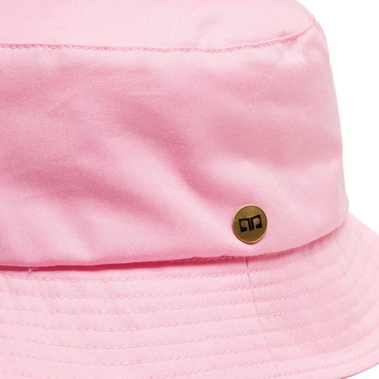 cappello da pescatore sartoriale estivo unisex foto con vista dettaglio ravvicinato color rosa primario nesti