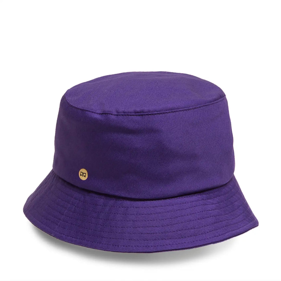 cappello da pescatore sartoriale estivo unisex foto con vista inclinata color viola primario nesti