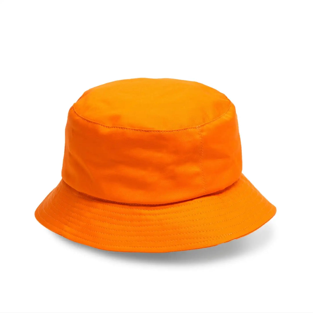 cappello da pescatore sartoriale estivo unisex foto con vista laterale color arancio primario nesti