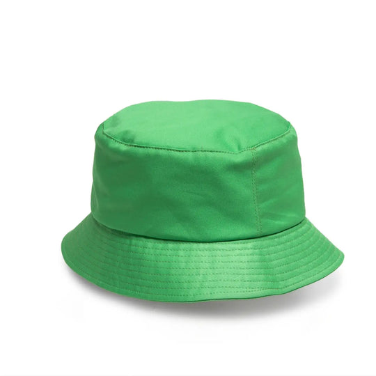 cappello da pescatore sartoriale estivo unisex foto con vista laterale color verde chiaro primario nesti
