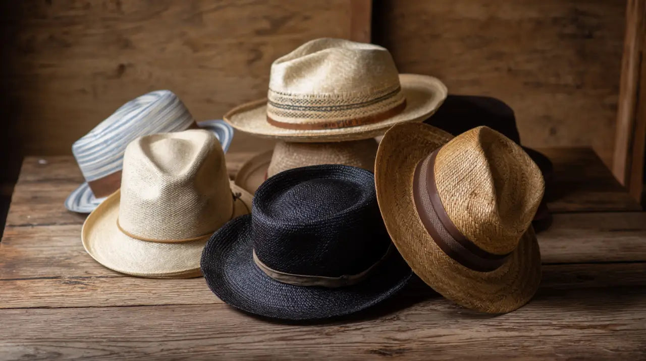 Infografica forme viso rotondo confronto cappelli estivi