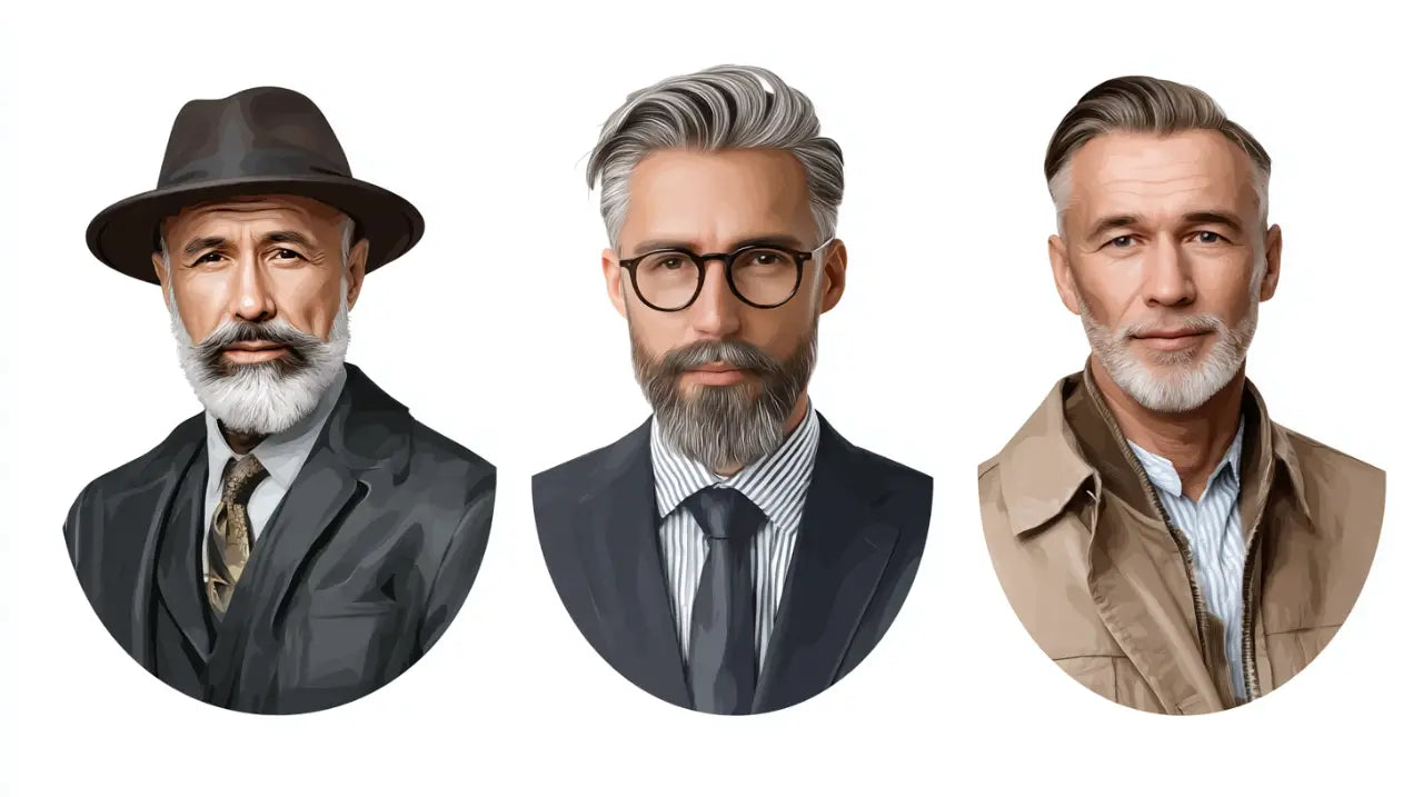 Infografica forme viso cappelli adatti uomo maturo