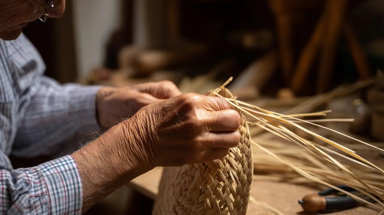 Tre generazioni famiglia italiana cappello Panama tradizione