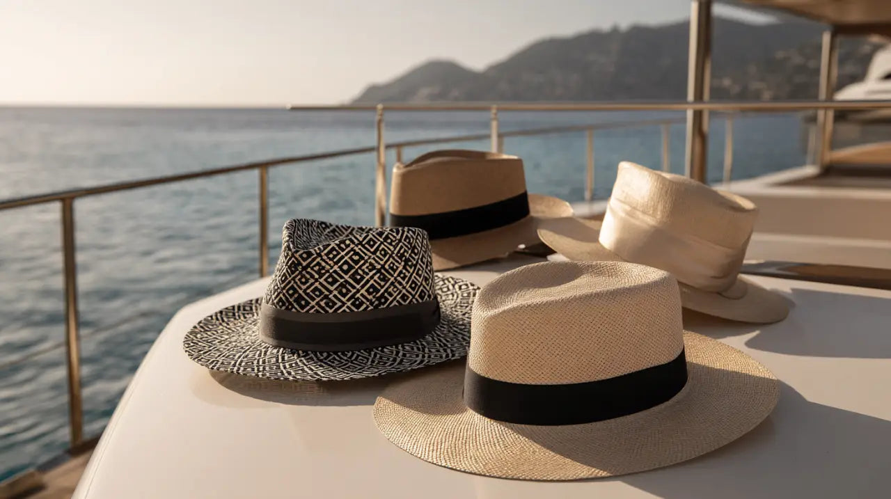 Artigiano restaura cappello Panama vapore forma legno