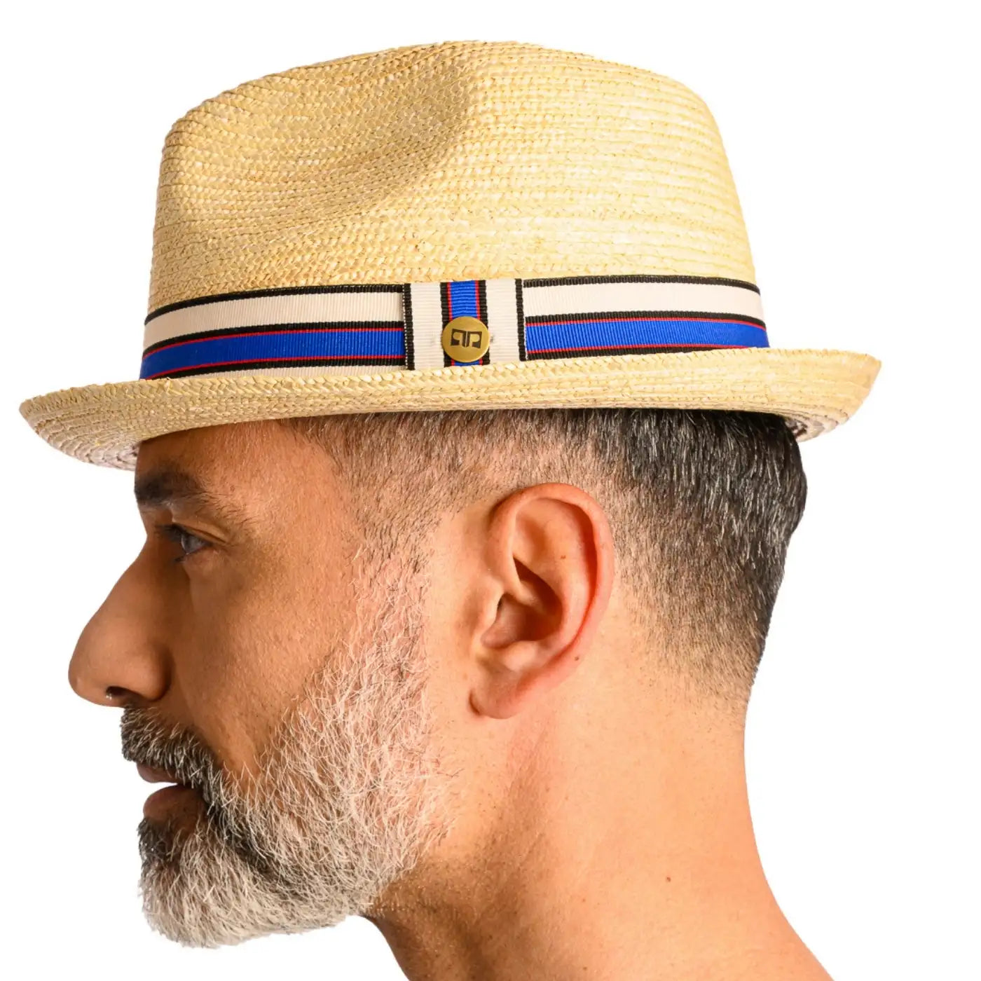 Cappello Di Paglia Greg Norman Con Logo Squalo - Naturale, Taglia Unica (G7NS001)